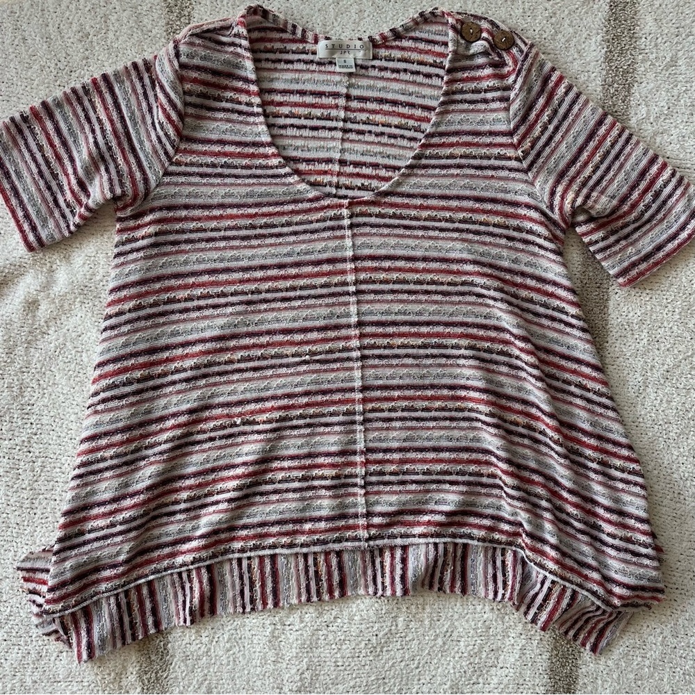 studio JPR colorful knit blouse